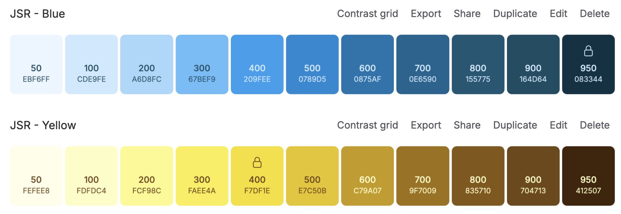 UIColors creates a scale given a color